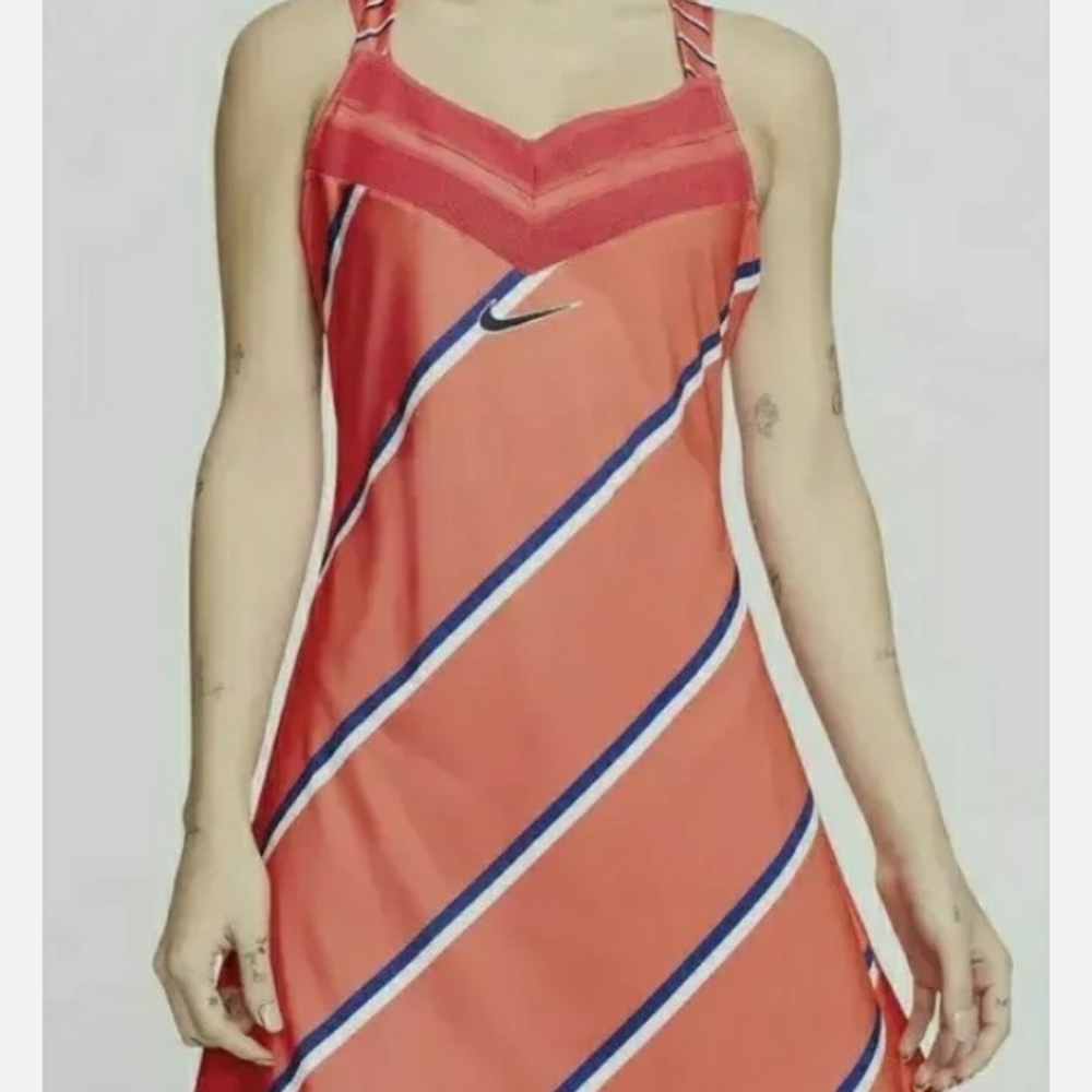Nike Court Tennis Dress Parisian Street Style Womens-XLarge CI9225-644